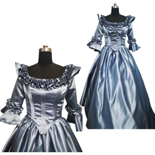 2021 New elegant Halloween Cosplay dress Colonial Georgian Renaissance Gothic Historical dress D-705