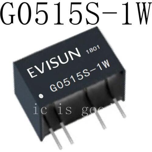 5PCS G0515S-1W power moudle 5V to 15V dual output High isolation power low ripple