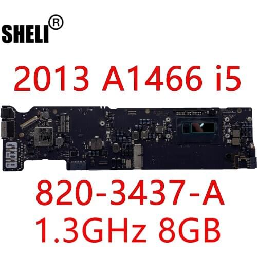 A1466 2013 820-3437-A Laptop motherboard for Apple Macbook Air 13" original mainboard 1.3GHz 8GB-RAM i5-CPU