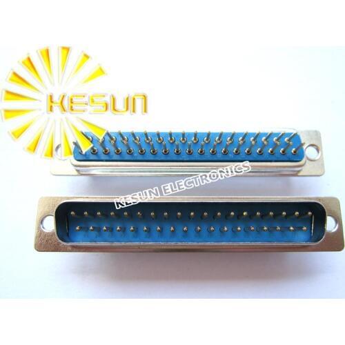 FREE SHIPPING 40pcs/lot DP37 37P 37Pin Male Serial PCB Standard Dip D-Sub Connector