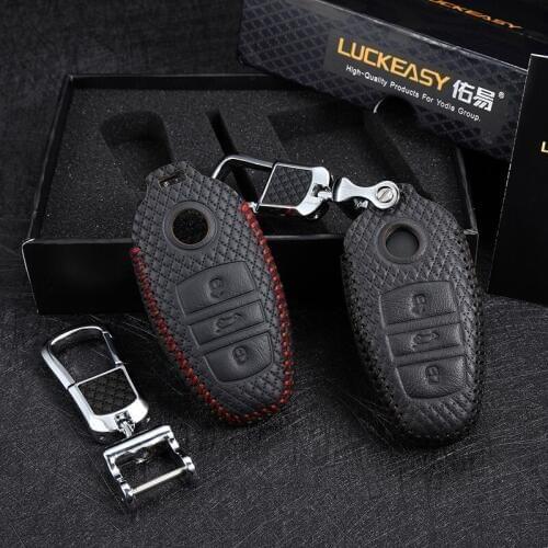 Car key case ring cover for vw touareg 2011 2014 2016 2017 Car Key case leather holder remote for volkswagen key 2012 2013 key3