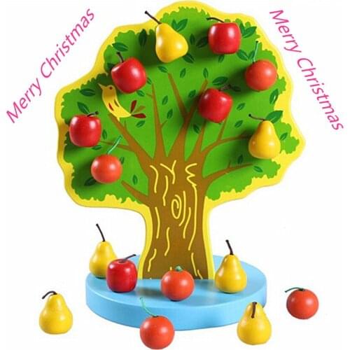 Wooden Puzzle Baby Kids Math Toy Christmas Decoration Early Learning Magnetic Toys Child Birthday Gift Montessori Education Toy