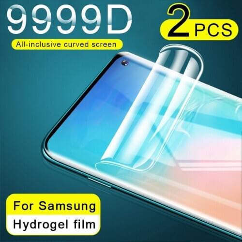 9999D Full Cover Soft Hydrogel Film Screen Protector On The For Samsung Galaxy S10 S9 S8 S20 Plus Ultre S10 Lite Film Not Glass