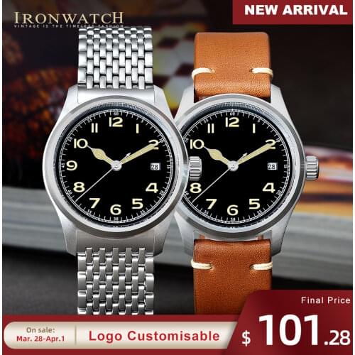 Мужские водонепроницаемые часы IRONWATCH China At AliExpress