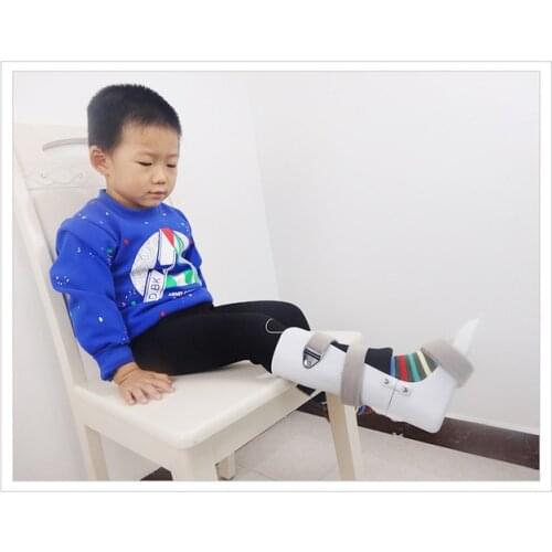 Foot orthosis support Child ankle foot valgus correction shoes ankle sprain fracture protector