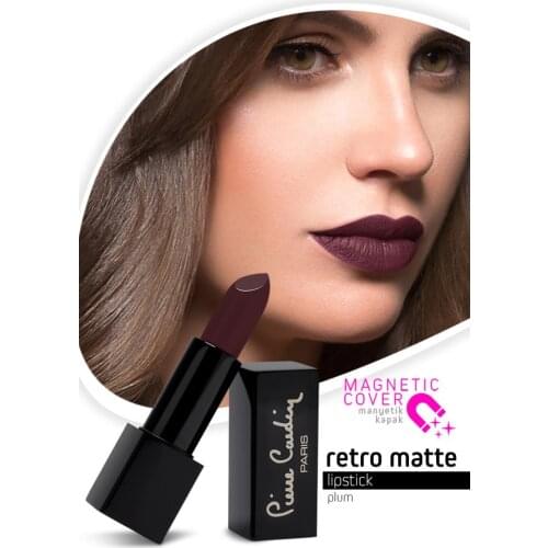 Cosmetic Lip Makeup Retro Matte Lipstick Plum Lip Gloss Waterproof Lips Velvet Volume Moisturizer Silky Beauty