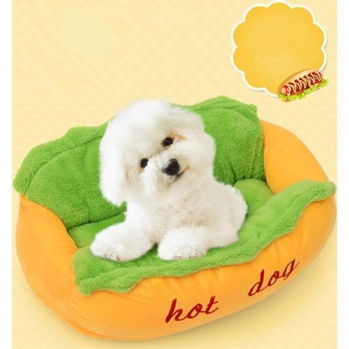 Dog Mat Hot Dog Kennel Pet Bed Cotton Cat Nest Puppy House iner folding and cleaning kennel Winter Soft Warm Mat Pet Supplies