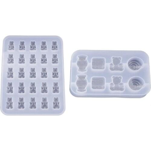 Crystal Epoxy Resin Mold Candy Pendant Casting Silicone Mould DIY Crafts Jewelry Making Tools