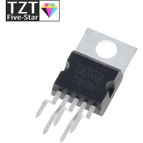 10pcs TDA2030 TO220-5 TDA2030A TO-220 linear audio amplifier short-circuit and thermal protection IC
