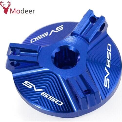 M20*2.5 For Honda SV650 SV650S SV650A SV650X Motorcycle Accessories Engine Oil Cup Cover Oil Filler Drain Plug Sump Nut Cap