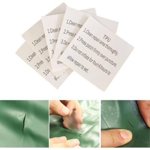 5Pcs Tent Inflatable Swimming Ring TPU Transparent Waterproof Leak Repair Patch