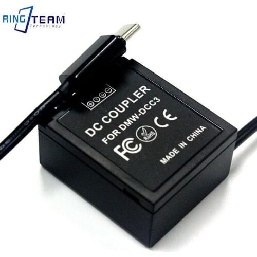 PD to DMW-BLB13 Dummy Battery DMW-DCC3 DC Coupler for Camera DMC G1 G2 G10 GF1 GH1 G1K G1R G1A G2K G2R G2A
