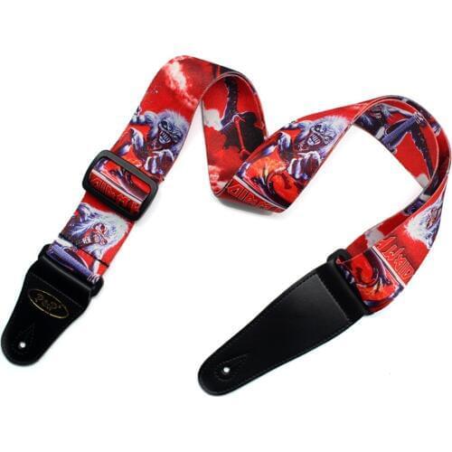 Devil Pattern Guitar Strap Electric Guitar Acoustic Guitar Folk Guitar Bass Strap