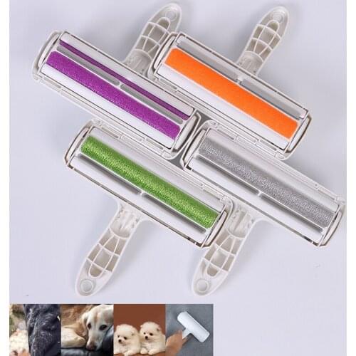 Pet Hair Remover Roller Dog Cat Hair Brush Remove Dog Cat Hair Furniture Carpet Clothing Self-cleaning Down Roller