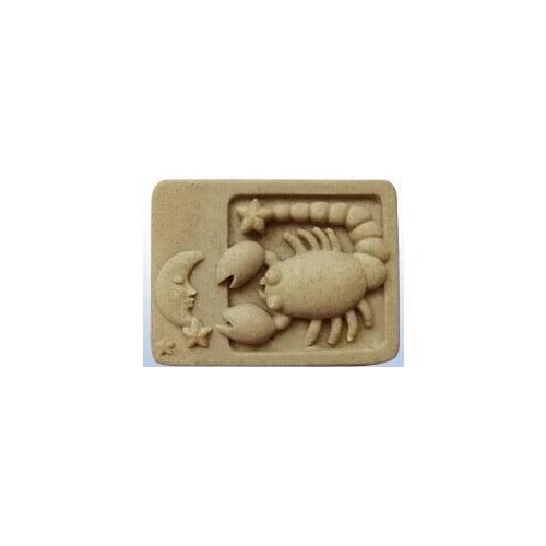 Handmade soap silica gel mould candle soap mould silicone mold for DIY Scorpio constellation