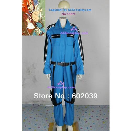 Dogs-Bullets & Carnage Badou Nails Cosplay Costume include eyepatch