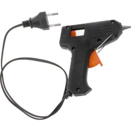 Heating Hot Melt Glue Gun Sticks Trigger Art Repair Tool US/EU Plug 20W Electric