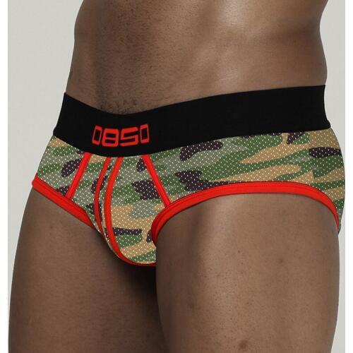 0850 Men Briefs Mesh Men Underwear Breathable Male Pants U Pouch Comfortable Underpants Sexy Briefs Bikini Slip Homme