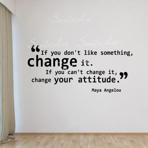 Creative Quotes Wall Sticker Removable Wall Stickers Diy Wallpaper Living Room Bedroom Decoration Accessories Murals