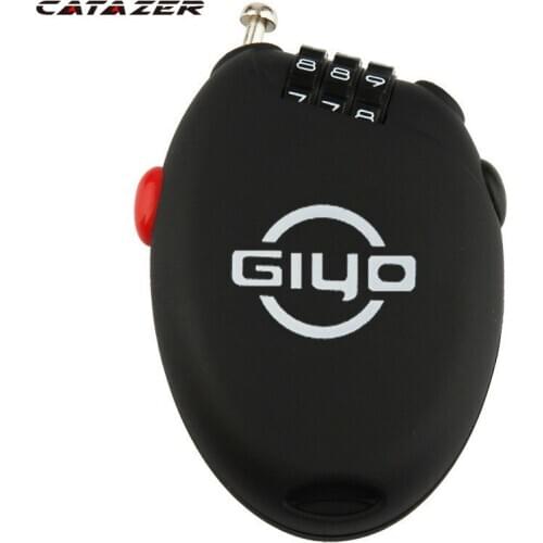 Bike Multi Function Mini Cable Lock Bicycle 3 Digit Password Coded Anti Theft Retractable Wire Line Lock for Cycling Baggage 0.3