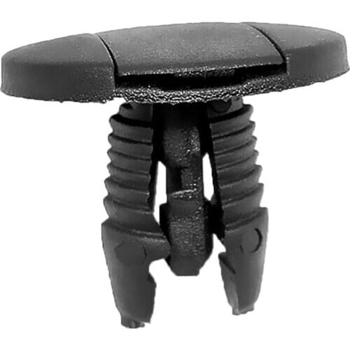 50Pcs Car Push Type Rivet Bumper Fender Fixed Clamp Fastener for Peugeot Citroen Auto Accessories