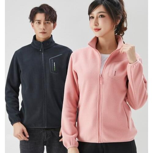 Womens Fleece Hiking Thermal Jackets Men Outdoor Sports Climbing Trekking Camping Windbreaker Winter Warm Coats Outerwear