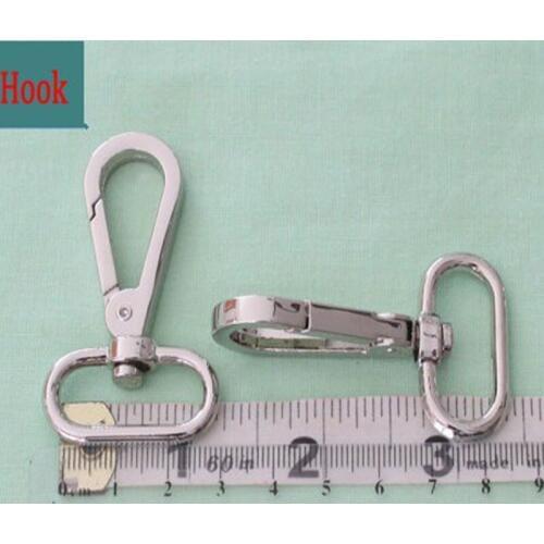 25mm / 1 Inch Silver Swivel Snap Hooks スナップフック