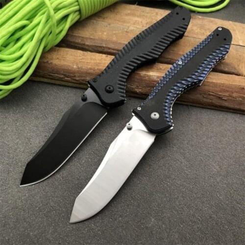 810bk Folding Knife D2 Blade G10 Handle Camping Hunting Pocket Outdoor Tool Utility Folding Knives EDC Knife