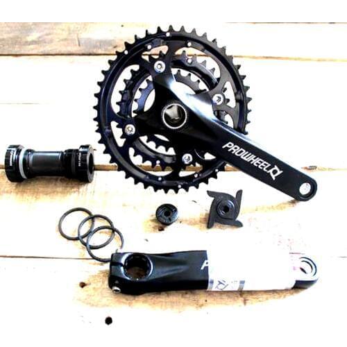 PROWHEEL Mountain bike chainwheel crankset MTB crankset Bicycle bottom bracket bicycle accessories