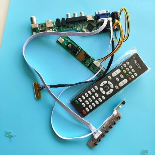 For CLAA154WB03AD 30pin Controller Driver Board New 1 lamps 15.4" USB Module Digital Signal HDMI VGA AV TV 1280X800