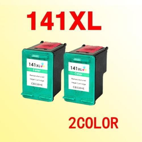 2pcs color ink cartridge compatible for141 compatible for 141 141xl for c4283 c4343 c5283 d5363 5363 d4263 6413 j5783