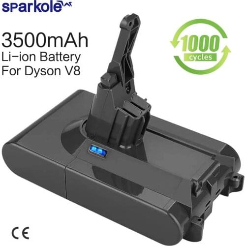 3500mAh 21.6V replacement Battery for Dyson V8 Absolute /Fluffy /Animal /Motorhead for dyson SV10 Li-ion Vacuum Cleaner battery