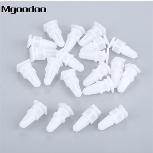 Mgoodoo 20Pcs Car Door Trim Sill Cover Kick Plate Rivet Clip Retainer Auto Fastener Trim Mounting Clip for BMW 325 525 750