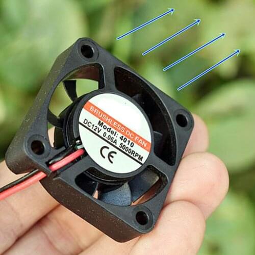 40MM Mini 4010 Cooling Fan Brushless Fan DC 12V 15V 24V 0.1A 9000RPM Large Air Volume Cooling Fan