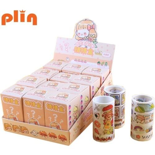 Cartoon Kawaii Blind Boxes Washi Tape Set Diy Decoration Scrapbooking Planner Adhesive Label Sticker Stationery School Supplies