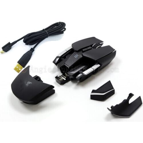 NEW Mouse back cover/Shell//roof /usb cable /mouse wheel for Ra zer Ouroboros RC30-007701 mouse