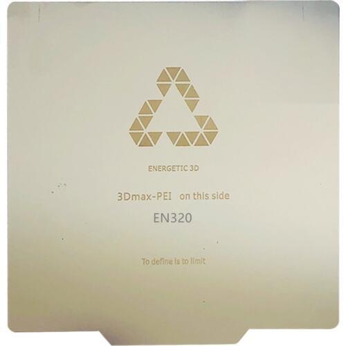 ENERGETIC New Upgrade 3D Printer Build Surface Spring Steel Sheet Heat Bed Platform for CR-X CR-10S Pro 3D Printer 320X310MM