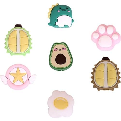 New Cable Protector for iphone 5 6 7 8 X USB Data Line Protection Doll Animal Bite Accessory Cable Organizer