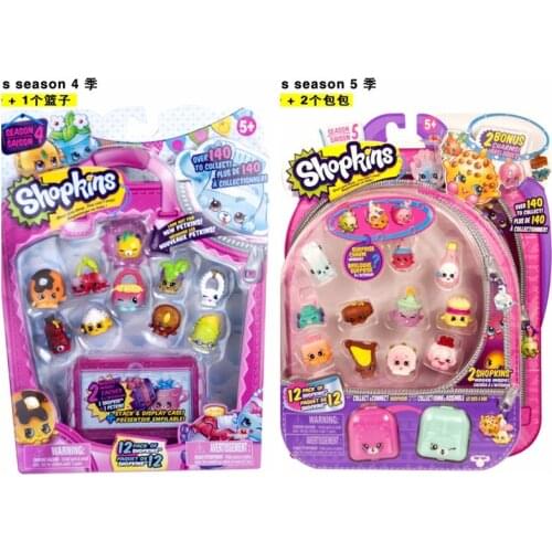 Original Shopkinss Cutie Cars Fashion Spree Play House Toys Set Cute Shopkinss Chef Club Figures Dolls Model Party Toys Gift