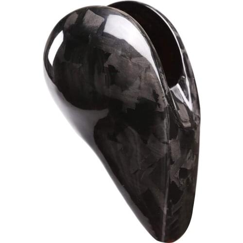 Full Forged Carbon Fiber Gear Knob Car Accessories Interior Trim For Macan Panamera Cayman 718 911 Boxster