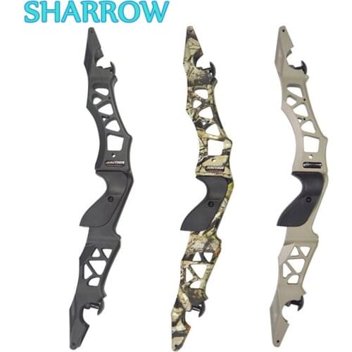 1Pc 21" Archery Recurve Bow Riser ILF Handle Takedown Bow Grip Aluminum Alloy F166 For Bow Outdoor Shooting Training Accessories