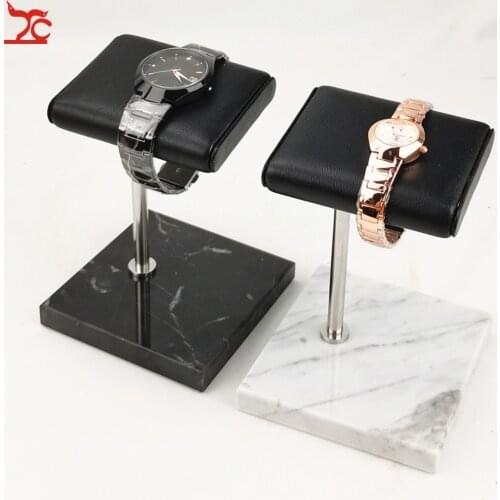 Luxury Jewelry Stand Bracelets Bangles Watch Display Stand Holder Marble Base