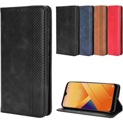 Luxury Retro Slim Leather Flip Cover For Wiko Y81 Case 6.2 inch Wallet Card Stand Magnetic Book Cover For Wiko Y81 Cases