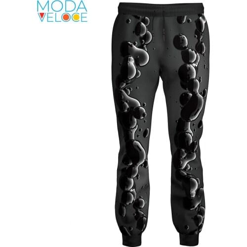 3d print Black Bubble Dark Sci Fi Futuristic Black unisex New Jogging Pants Men Sport Sweatpants Running Pants GYM Pants Men