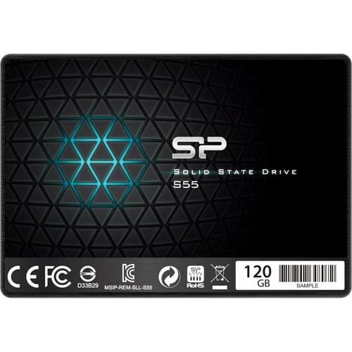 Silicon Power S55 SP120GBSS3S55S25 120 GB 2.5 "SSD Sata 3.0 550-420 Mb/s 7mm Ultra Slim