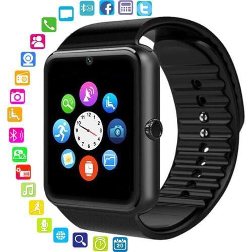GT08 Smart Watch With Camera SIM TF Card For Apple Watch Men Women Android Wristwatch Smart Electronics Smartwatch PK Y1