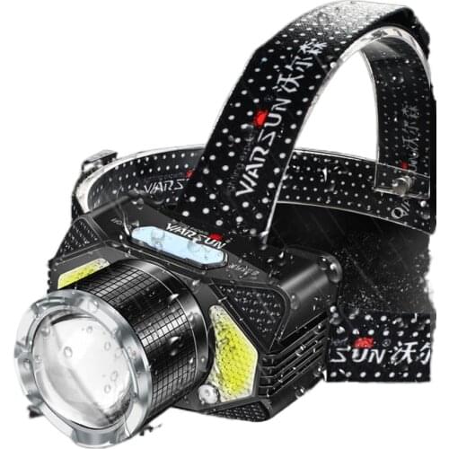 Wolfson wave W81 headlight glare sensing variable focus distance COB rechargeable household light Yediao