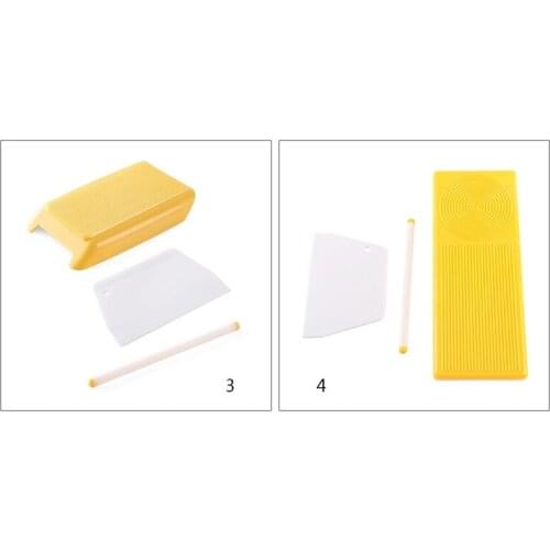 50LB Spaghetti Macaroni Noodle Plate Pasta Making Tools Butter Table Stripe Pattern Noodle Making Mould Homemade Board Roller