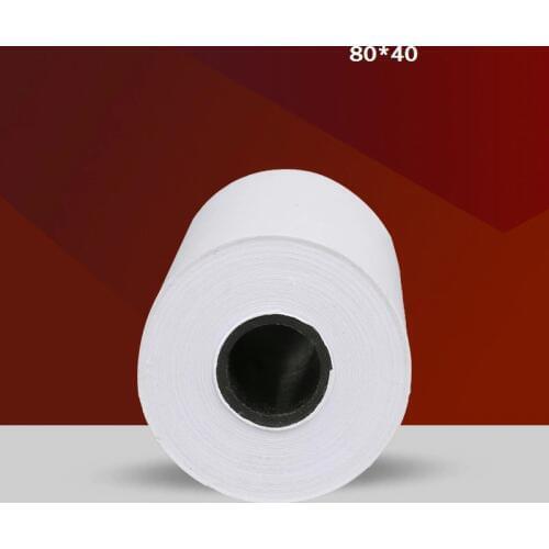 Thermal paper roll 80mmx40mm for supermarket Cash Register paper pos receipt paper rolls high quality print on thermal printer