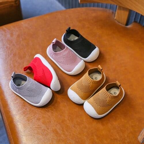 Spring Infant Toddler Shoes Girls Boys Casual Mesh Shoes Soft Bottom Comfortable Non-slip Kid Baby First Walkers Shoes